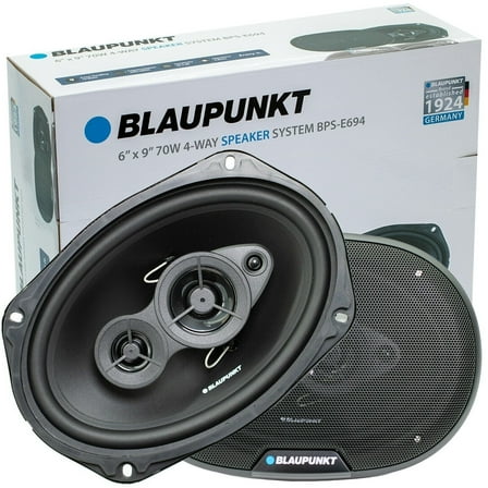 NEW Blaupunkt BPS-E694 6x9" 4-Way Coaxial Car Speakers 140W Max Power - 1 Pair