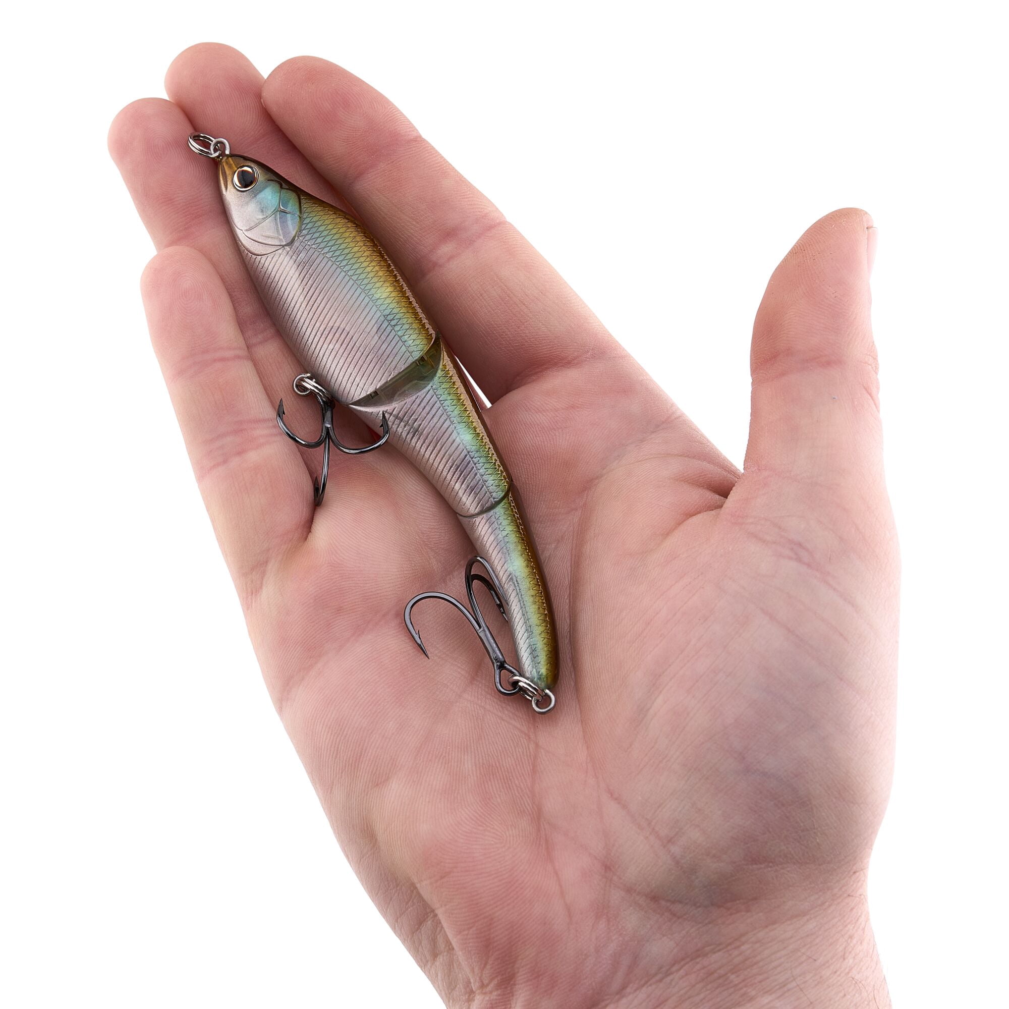 Berkley Magic Swimmer® Freshwater, 4.4 in, Swimbaits, Perfect Ghost (1 Count)