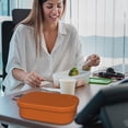 thumbnail image 2 of Binwennn Ensemble de Petite Table de Cuisine Ronde Napperons pour Tables avec Serviettes Petit Ensemble de Table Intérieur « Silicone de Qualité Alimentaire Moderne pour Lunch : Léger Pliable et pour la Préparation des Repas et pour Enfants! », 2 of 5