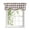 Brown, variant on Shoji Screen Tie Up Valances Curtain, Japanese Style Light Oak Wood Texture Adjustable Rod Pocket Window Treatment Short Tie Up Curtains Valances for Kitchen Living Room Bathroom 42x12 Inches