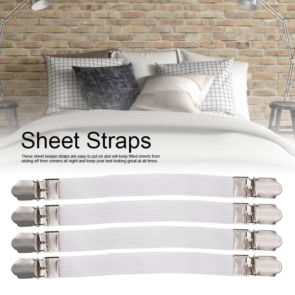 Clips Elásticos Entrecruzados Para Soporte De Sábanas De Colchón De Cama Para Un Ajuste Y Protección Seguros [dormitorio]