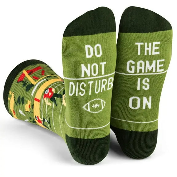 Lavley Do Not Disturb Football On Socks