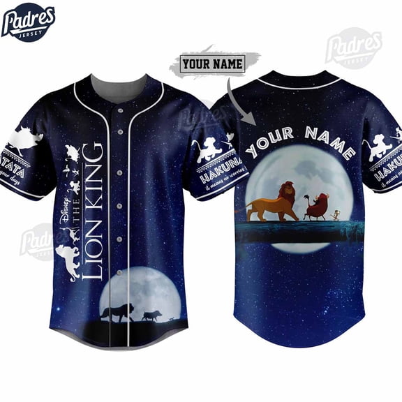 Disney Lion King Baseball Jersey Style
