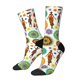 thumbnail image 1 of Fotbe Beautiful African Womens Calcetas Largas con Estampado para Hombre y Mujer – Calcetas de Compresión Transpirables y Elásticas, Viajar y Uso Diario Talla 5-11, 1 of 6