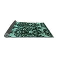 thumbnail image 2 of Ahgly Company Indoor Round Abstract Light Blue Modern Area Rugs, 5' Round, 2 of 4