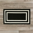 thumbnail image 1 of Colonial Mills Rug PY21R024X072R 2 x 6 ft. La Playa Braided Rug  Black &amp; White, 1 of 1