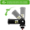 thumbnail image 4 of LOVEVER 2Pack Dusk to Dawn/Day Night Sensor  Photoelectric Switch  Photo Cell Sensor IP65 Waterproof Photocell for Outdoor Light, 4 of 8