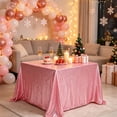 thumbnail image 7 of Sequin Tablecloth 47.24 x 47.24 Inches, Sparkling Polyester Table Cover for Wedding Birthday Party Events, Glitter Decorative Table Linen for Halloween Thanksgiving Christmas Home Decor, 7 of 7