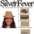 thumbnail image 4 of SILVERFEVER Fedora Hat with Feathers Gatsby Holiday Octoberfast Bavarian Alpine Trlbe Dress Up Hats Camel, 4 of 11