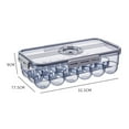 thumbnail image 2 of MesaSe Carré Réfrigérateur Boîte de Rangement Réutilisables Cuisine en Plastique Frais Gardant Cas - un, 2 of 2