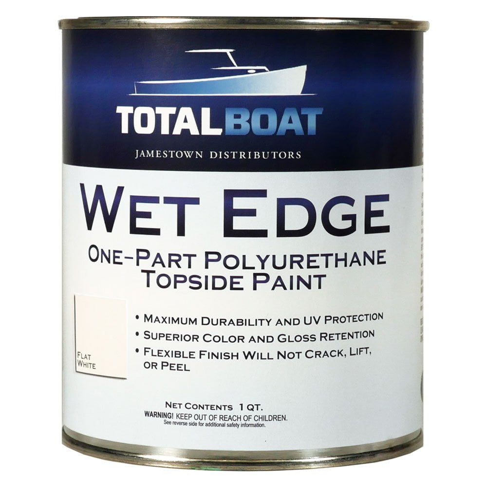 TotalBoat Wet Edge Marine Topside Paint for Boats, Fiberglass, and Wood