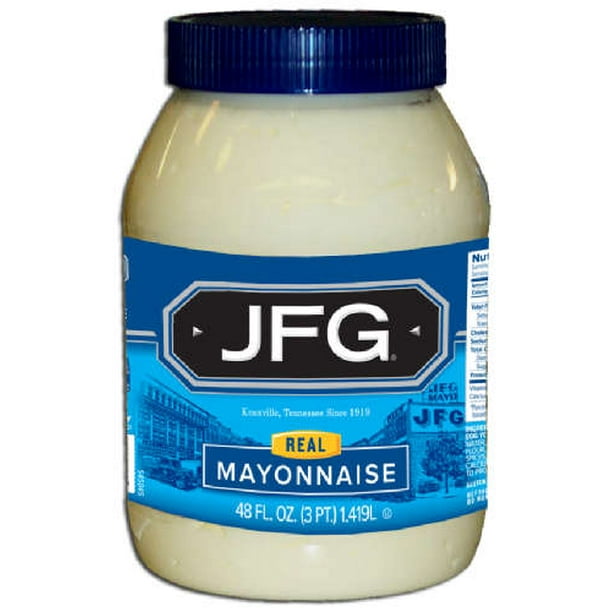 JFG Real Mayonnaise Plastic Jar 48 Oz.