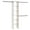 White Timber, variant on Closetmaid Ss16-Tk Suitesymphony 6 To 9 Foot Wide Closet System - White Timber