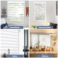 thumbnail image 2 of Persianas Enrollables para Ventana 120 An*180 Al cm, Doble Capa Persianas Horizontales Estilo Moderno, Ajustar la Densidad de Luz Interior, Privacidad Pretection para Rec&aacute;mara, Oficina(gris, 2 of 7