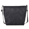 thumbnail image 1 of Bolso de mano de PU Vintage para mujer, bolsos Hobo sólidos, bolso de hombro de estilo Retro (negro), 1 of 9