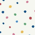 thumbnail image 4 of Joules Lynx Multi Spot White and Rainbow Wallpaper, 4 of 4