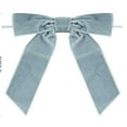 thumbnail image 6 of Blue Velvet Ribbon Christmas Bow 5 Inch Premade Antique Blue Bows for Christmas Tree Hanging Decorations Gift Wrapping Wreaths Crafts Outdoor Indoor Home Decor Wedding Pack of 12, 6 of 9