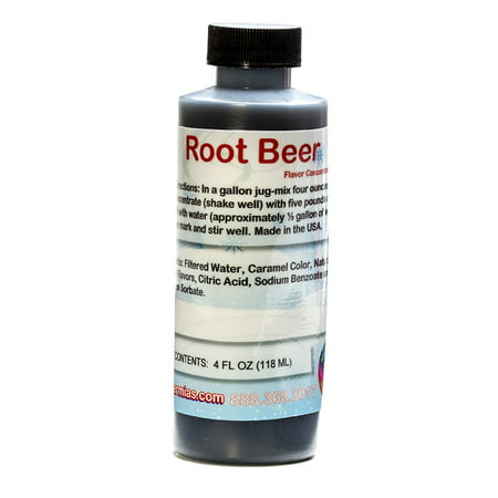 Root Beer Shaved Ice and Snow Cone Flavor Concentrate 4 Fl Ounce