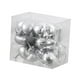 thumbnail image 3 of 12 adornos navideños con forma de corazón para árbol de Navidad, bolas navideñas, colgantes con dijes Plata, 3 of 9