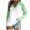 Mint Green, variant on TKLPEHG Womens Tunic Tops V-Neck Patchwork Color T-Shirts Fashion Casual Long Sleeve T Shirt Loose Color Block Print Lightweight Comfy Fall Tops Blouses Pullover (Light Blue,M)