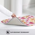 thumbnail image 4 of Colorful Watermelon Front Door Mat, Indoor Mats for Bedroom Bathroom Kitchen, Floor Mat Non-Slip, Soft Carpet Floor Cover Machine Washable Entryway Mat - 20x31.5in, 4 of 5