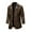 Brown, variant on Dolkfu Faux Leather Men's Jackets Distressed Brown Windbreaker Vintage Motocycle Trench Coat Men's Coats Winter L