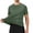 Army Green, variant on Men's Summer Crew Neck Short Sleeve Gym Workout Sports T-Shirt Lightweight Breathable Quick Dry Athletic Top Running Training Activewear Tee
