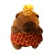 thumbnail image 3 of Colgante de capibara, llavero de muñeca de capibara de felpa, colgante de bolsa de capibara de dibujos animados para túnicas rojas, 3 of 9