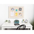 thumbnail image 2 of DesignOvation Macon Framed Linen Fabric Pinboard, 23x29, Soft White, 2 of 4
