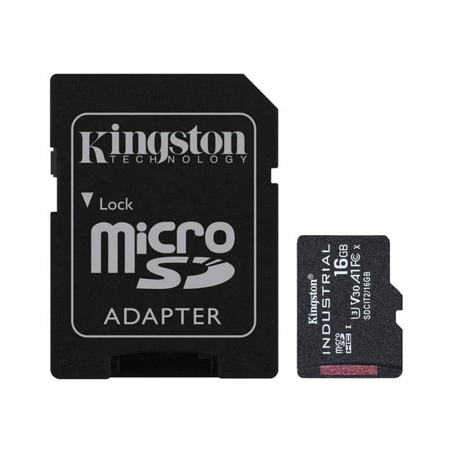Kingston Industriel 16 Go Classe 10/UHS-I (U3) V30 microSDHC