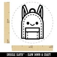 thumbnail image 2 of Kawaii Backpack Teacher School Self-Inking Rubber Stamp Ink Stamper - Dry Pad (No Ink) - Mini 1/2 Inch, 2 of 7