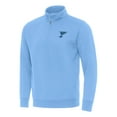 thumbnail image 2 of Men's Antigua Blue St. Louis Blues Victory Quarter-Zip Pullover Top, 2 of 3