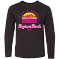 thumbnail image 3 of Inktastic Summer Enjoy the Sunshine Daytona Beach Florida in Pink Long Sleeve Youth T-Shirt, 3 of 5