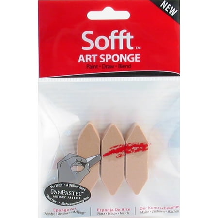 UPC: 0879465002917 | Colorfin Sofft Tools Art Sponges Point Sponge Bar 3/Pkg.