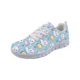 thumbnail image 4 of HELLHERO Soft Running Sneakers for Walking Work, Mesh Breathable Lightweight Running Shoes, Easter Bunny Eggs, 4 of 11