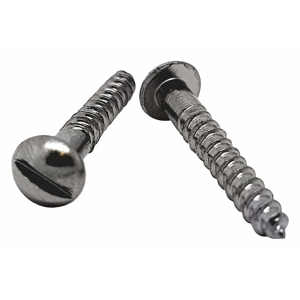 Grover Musical Products Nickel Wood Screws, Package of 5 Walmart