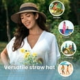 thumbnail image 5 of Verabella Sun Hats for Women UPF 50+ Women's Lightweight Foldable/Packable Beach Sun Hat, 5 of 14