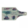 thumbnail image 1 of Love Cutting Board, Pattern of Love Potion Little Hearts in Old Magic Bottles Feather and Leaf, Decorative Tempered Glass Cutting and Serving Board, in 3 Sizes, by Ambesonne, 1 of 2