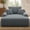 Grey, variant on Anpport 65" Oversized Convertible Chaise Lounge Chair, Cloud Plush Corduroy Sleeper Sofa Bed with Wide Armrest & Pillows, No Assembly Required for Living Room Bedroom, Camel