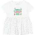 thumbnail image 3 of Inktastic Nonna Loves Me Granddaughter Girls Baby Dress, 3 of 5
