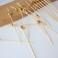 thumbnail image 6 of 25/100*Bamboo Fruit Sticks Fruit Salad Snack Fork Cocktail Toothpick Buffet New, 6 of 6