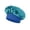 #0362-Sky Blue, variant on Wide Brim Stretch Terry Headband Bonnet for Women, Solid Hair Care Sleeping Cap with Elastic Edge, Soft Comfort Night Hat