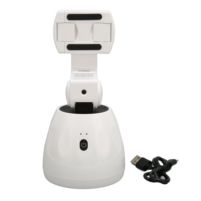 Trípode de teléfono con seguimiento facial automático, rotación de 360 grados, soporte de seguimiento de teléfono inteligente para Android y IOS