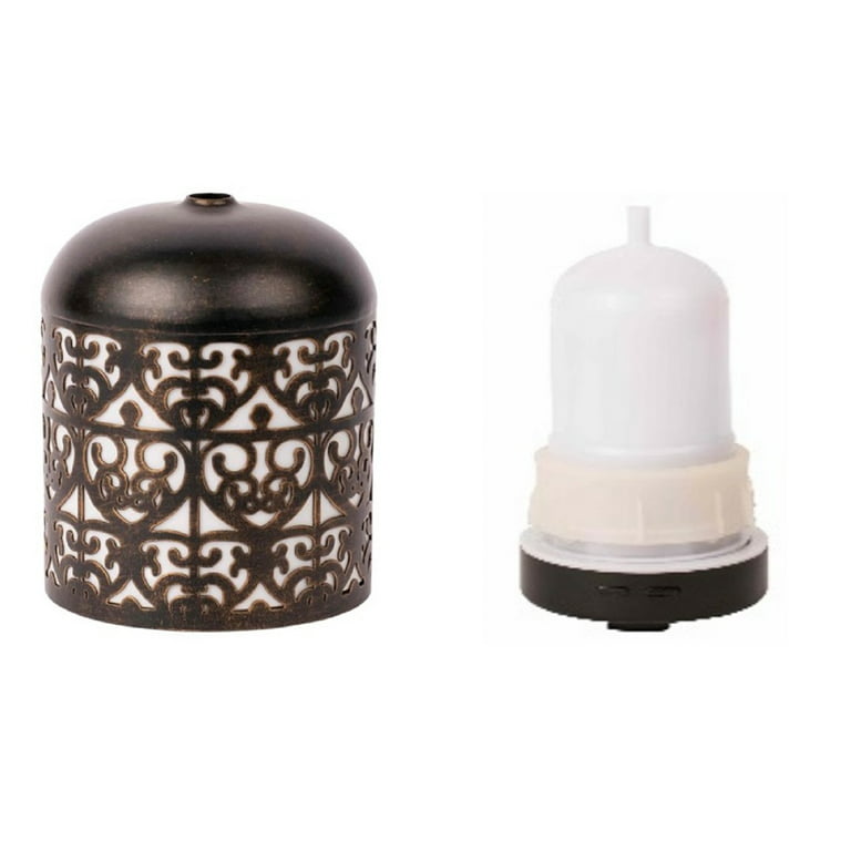 Better Homes & Gardens Cool Mist Ultrasonic Aroma Diffuser, Moroccan  Scroll, 100 mL 