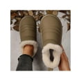 thumbnail image 3 of Women's Suede Shearling Warm Snow Boots, Memory Foam Room Slippers for Indoor & Outdoor Use 2026, 3 of 9
