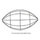 thumbnail image 5 of 5 piezas de formas de corona de fútbol, forma de corona de alambre con forma de fútbol, decoración del hogar, manualidades, artes, marco de corona de, 5 of 5