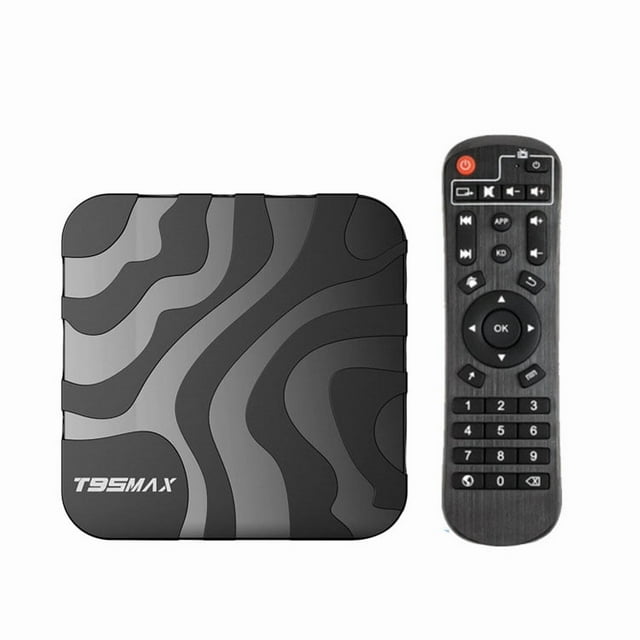 Boîtier Android TV T95MAX, Allwinner H618, 4 Go RAM 64 Go ROM, Android 12.0, Wi-Fi Double Bande, BT5.0, 8K 4K Ultra HD, HDR10, Télécommande IR