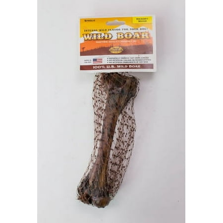 UPC: 0609722045582 | GOURMET PET CHEWS WILD BOAR BONE 4-81PK