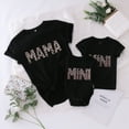 thumbnail image 5 of TAIAOJING Mama and Mini Shirts Clothes Letter Girls MAMA Letter Print Short Sleeve Family Baby For Outfits Romper Summer Short Bodysuit Girls Romper&Jumpsuit 9-12 Months, 5 of 9
