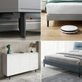 thumbnail image 3 of Pieds de Support de Meubles en Métal Rétractables Cadre Central de Lit Robuste, Adapté pour Pièces de Rechange de Cadre de Canapé-Lit Armoire 2 Pcs 7 Pouces -13 Pouces (Gris Foncé), 3 of 7